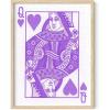 imageHAUS AND HUES Purple Pictures Wall Decor  Girls Wall Art for Bedroom Aesthetic Neon Posters Purple Wall Decor for Bedroom Black Framed 16x20Purple Queen