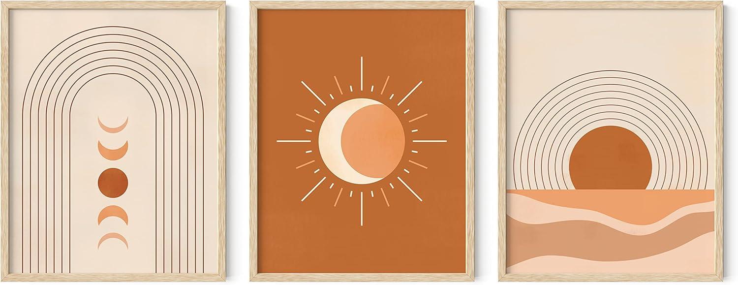 imageHAUS AND HUES Vintage Butterfly Posters  Set of 3 Butterfly Wall Art Vintage Botanical Prints Posters for Room Aesthetic Vintage Pictures Wall Decor Unframed 11x14Mid Century Boho