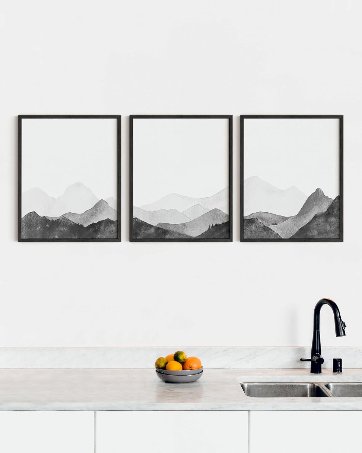 imageHAUS AND HUES Vintage Butterfly Posters  Set of 3 Butterfly Wall Art Vintage Botanical Prints Posters for Room Aesthetic Vintage Pictures Wall Decor Unframed 11x14Black  White