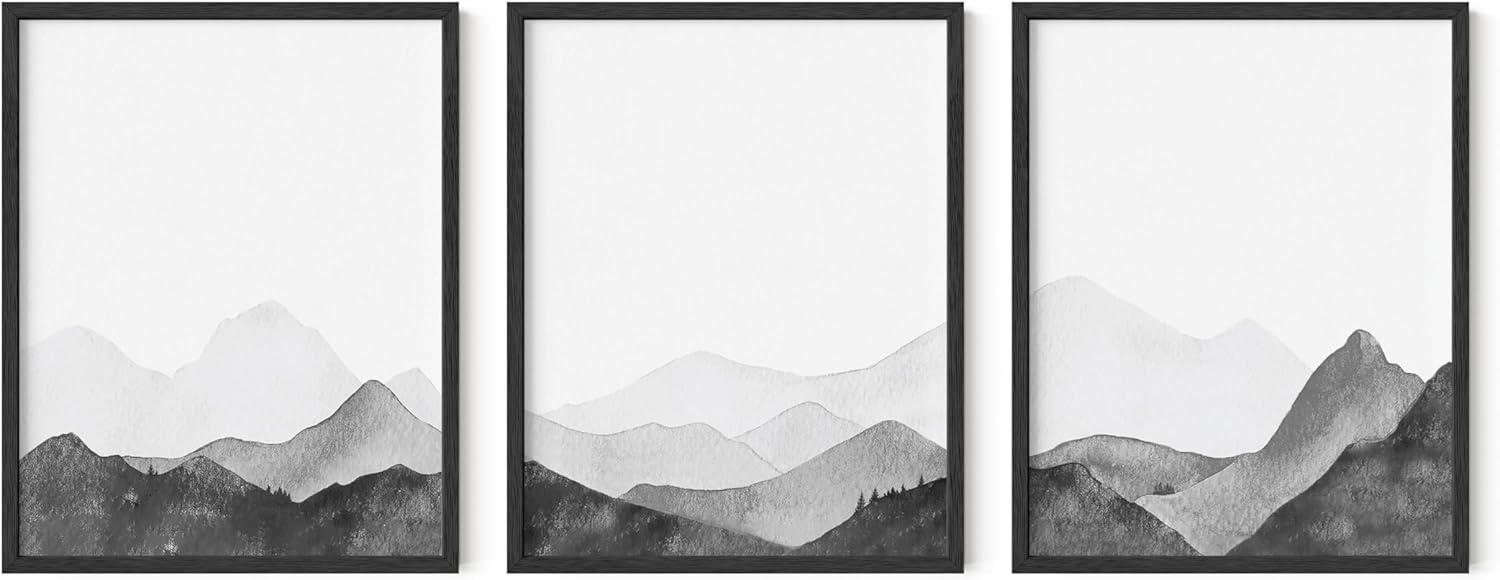 imageHAUS AND HUES Vintage Butterfly Posters  Set of 3 Butterfly Wall Art Vintage Botanical Prints Posters for Room Aesthetic Vintage Pictures Wall Decor Unframed 11x14Black  White
