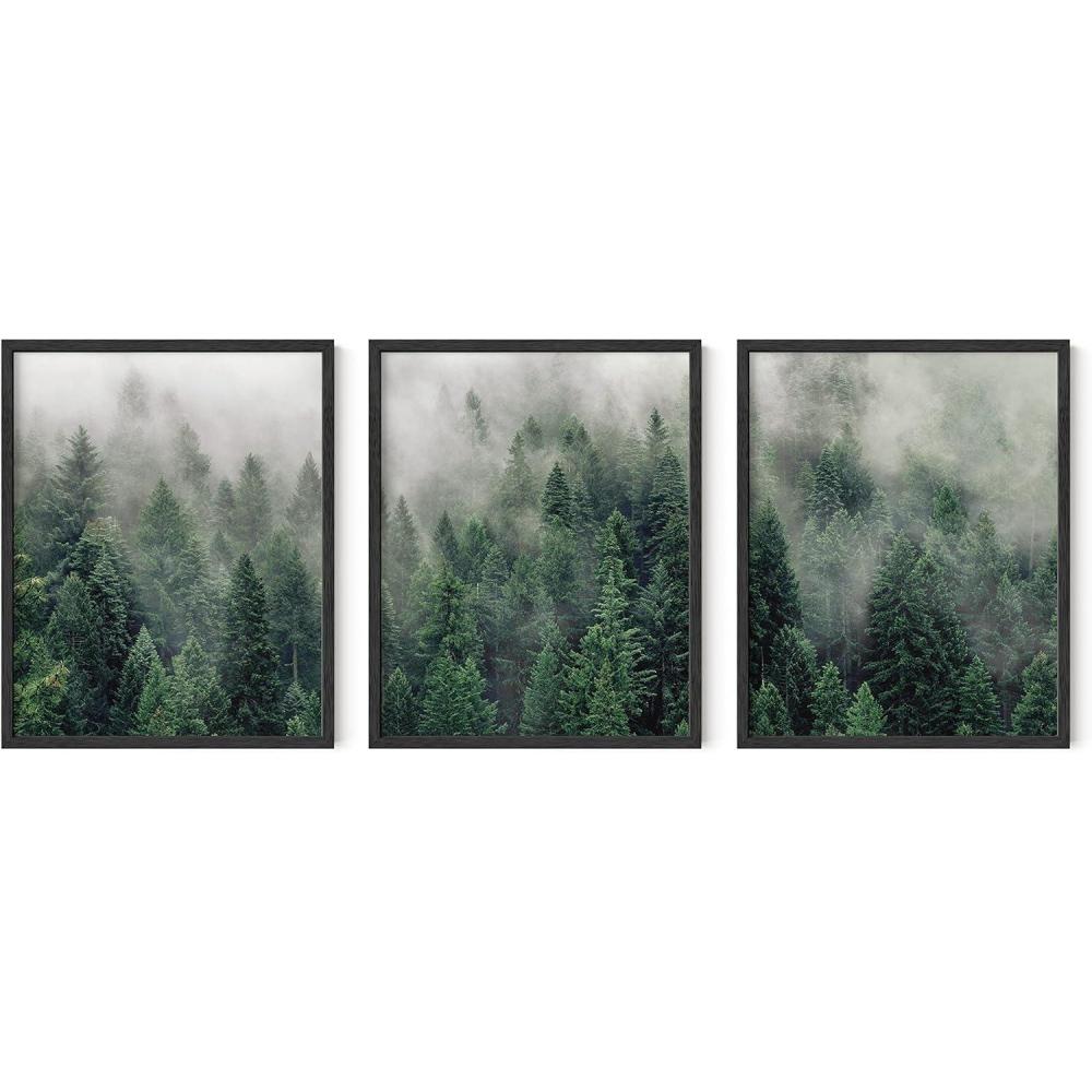 imageHAUS AND HUES Vintage Butterfly Posters  Set of 3 Butterfly Wall Art Vintage Botanical Prints Posters for Room Aesthetic Vintage Pictures Wall Decor Unframed 11x14Foggy Green