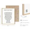imageBathroom Eye Exam Rules Reviews Set of 3 Framed Black  24x36Forgot Your Phone