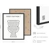 imageBathroom Eye Exam Rules Reviews Set of 3 Framed Black  24x36Forgot Your Phone