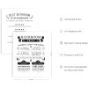 imageBathroom Eye Exam Rules Reviews Set of 3 Framed Black  24x36Funny Bathroom Set