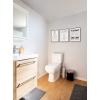 imageBathroom Eye Exam Rules Reviews Set of 3 Framed Black  24x36Funny Bathroom Set
