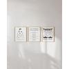 imageBathroom Eye Exam Rules Reviews Set of 3 Framed Black  24x36Funny Bathroom Set