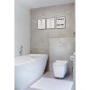 imageBathroom Eye Exam Rules Reviews Set of 3 Framed Black  24x36Funny Bathroom Set