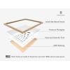 imageBathroom Eye Exam Rules Reviews Set of 3 Framed Black  24x36Funny Bathroom Set