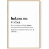 imageHAUS AND HUES Alcohol Poster Bar Wall Art Alcohol Art Wall Decor Bar Cart Accessories Bar Pictures Wall Decor Funny Mixology Signs Funny Poster  Rendezbooze Black Framed 12x16Hakuna Ma Vodka