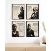 imageHAUS AND HUES Black History Posters for Classroom  African American Art Black History Month Decorations ampamp African American Posters for Classroom Quotes Beige Frame 16x20Unframed