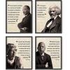 imageHAUS AND HUES Black History Posters for Classroom  African American Art Black History Month Decorations ampamp African American Posters for Classroom Quotes Beige Frame 16x20Unframed