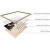 imageHAUS AND HUES Black History Posters for Classroom  African American Art Black History Month Decorations ampamp African American Posters for Classroom Quotes Beige Frame 16x20Beige Framed