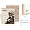 imageHAUS AND HUES Black History Posters for Classroom  African American Art Black History Month Decorations ampamp African American Posters for Classroom Quotes Beige Frame 16x20Beige Framed