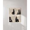 imageHAUS AND HUES Black History Posters for Classroom  African American Art Black History Month Decorations ampamp African American Posters for Classroom Quotes Beige Frame 16x20Unframed