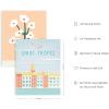 imageHAUS AND HUES Colorful Travel Wall Art  Set of 6 Framed Posters Trendy Preppy Room Decor Aesthetic Travel Prints Around the World Wall Decor Black Frame 11x14Travel Gallery