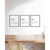 imageHAUS AND HUES Family Quotes Wall Art Love Picture Decor Black and White Pictures for Family Wall Art Black and White Posters for Bedroom Art Unframed 11quotx14quotUnframed