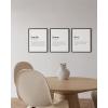 imageHAUS AND HUES Family Quotes Wall Art Love Picture Decor Black and White Pictures for Family Wall Art Black and White Posters for Bedroom Art Unframed 11quotx14quotUnframed