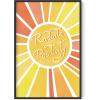 imageHAUS AND HUES Psychedelic Sun and Moon Poster  Trippy Astrology Wall Art Spiritual Boho Decor Beige Frame 24x36Radiate Positivity