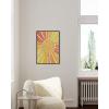 imageHAUS AND HUES Psychedelic Sun and Moon Poster  Trippy Astrology Wall Art Spiritual Boho Decor Beige Frame 24x36Radiate Positivity