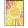 imageHAUS AND HUES Psychedelic Sun and Moon Poster  Trippy Astrology Wall Art Spiritual Boho Decor Beige Frame 24x36Radiate Positivity