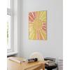 imageHAUS AND HUES Psychedelic Sun and Moon Poster  Trippy Astrology Wall Art Spiritual Boho Decor Beige Frame 24x36Radiate Positivity