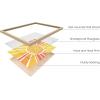 imageHAUS AND HUES Psychedelic Sun and Moon Poster  Trippy Astrology Wall Art Spiritual Boho Decor Beige Frame 24x36Radiate Positivity