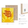 imageHAUS AND HUES Psychedelic Wall Art  Sun and Moon Posters Trippy Astrology Wall Decor Spiritual Posters Sun and Moon Print Beige Frame 12x16Here Comes the Sun
