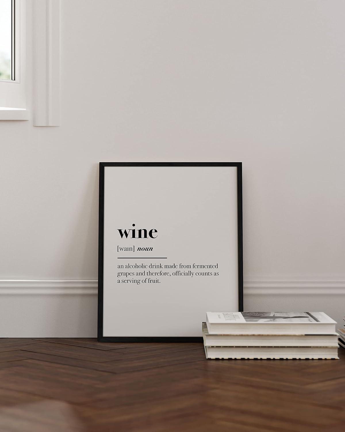 imageHAUS AND HUES Funny Quotes for Home Office Decor  Funny Home Decor ampamp Office Wall Decor for Women Funny Work from Home Gifts Funny Work Gifts Funny Wall Decor Unframed 24x36Wine