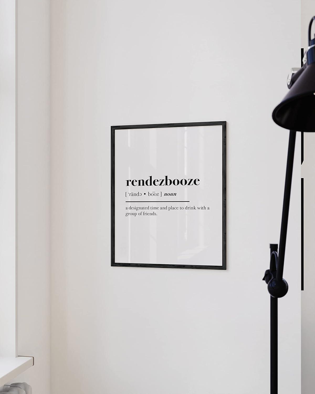 imageHAUS AND HUES Funny Quotes for Home Office Decor  Funny Home Decor ampamp Office Wall Decor for Women Funny Work from Home Gifts Funny Work Gifts Funny Wall Decor Unframed 24x36Rendezbooze