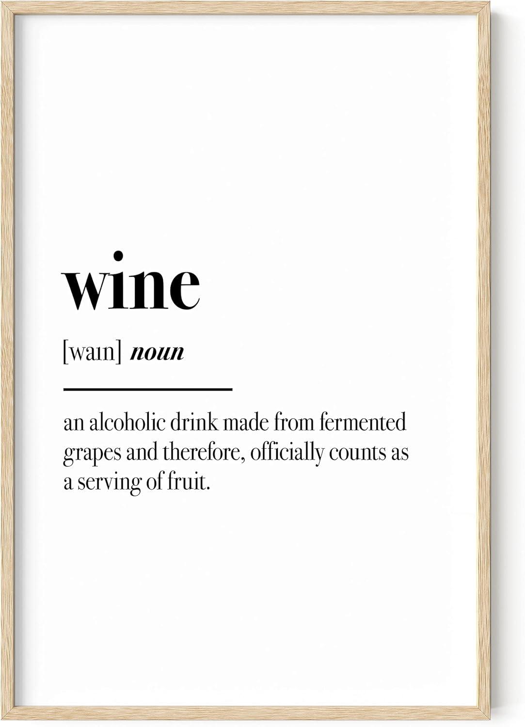 imageHAUS AND HUES Funny Quotes for Home Office Decor  Funny Home Decor ampamp Office Wall Decor for Women Funny Work from Home Gifts Funny Work Gifts Funny Wall Decor Unframed 24x36Wine