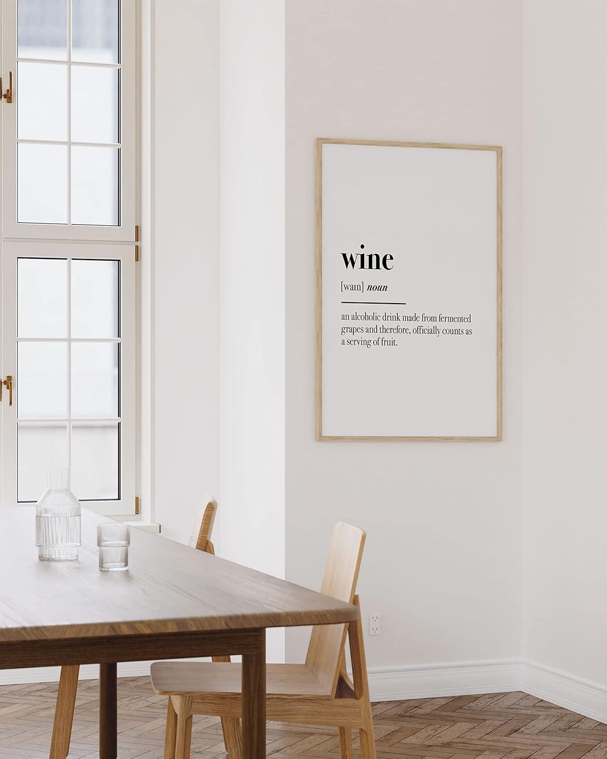 imageHAUS AND HUES Funny Quotes for Home Office Decor  Funny Home Decor ampamp Office Wall Decor for Women Funny Work from Home Gifts Funny Work Gifts Funny Wall Decor Unframed 24x36Wine