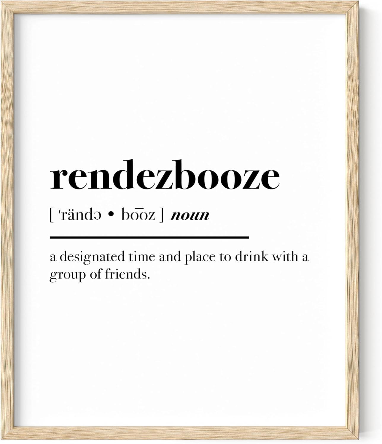 imageHAUS AND HUES Funny Quotes for Home Office Decor  Funny Home Decor ampamp Office Wall Decor for Women Funny Work from Home Gifts Funny Work Gifts Funny Wall Decor Unframed 24x36Rendezbooze