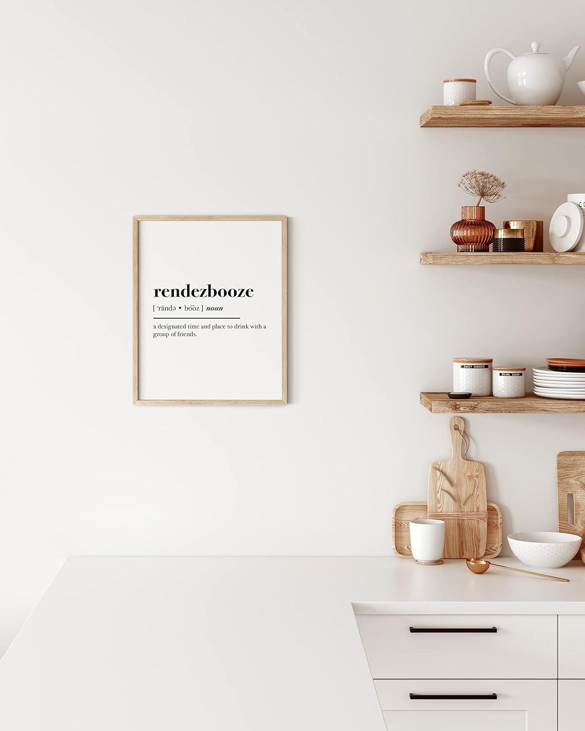 imageHAUS AND HUES Funny Quotes for Home Office Decor  Funny Home Decor ampamp Office Wall Decor for Women Funny Work from Home Gifts Funny Work Gifts Funny Wall Decor Unframed 24x36Rendezbooze