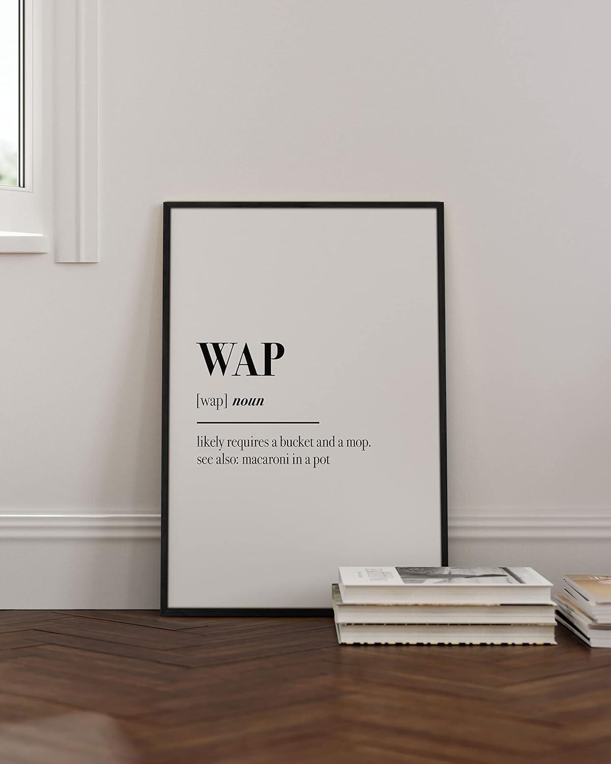 imageHAUS AND HUES Home Office Wall Decor  Funny Wall Art for Office Cubicle Wall Decor Funny Office Decorations for Work Funny Cubicle Decor Wall Sayings for Office Meeting Unframed 24x36WAP