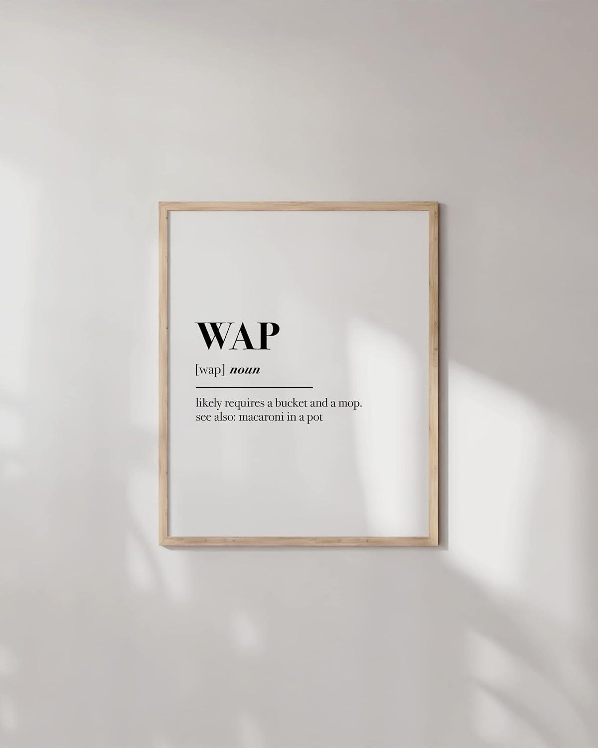 imageHAUS AND HUES Home Office Wall Decor  Funny Wall Art for Office Cubicle Wall Decor Funny Office Decorations for Work Funny Cubicle Decor Wall Sayings for Office Meeting Unframed 24x36WAP