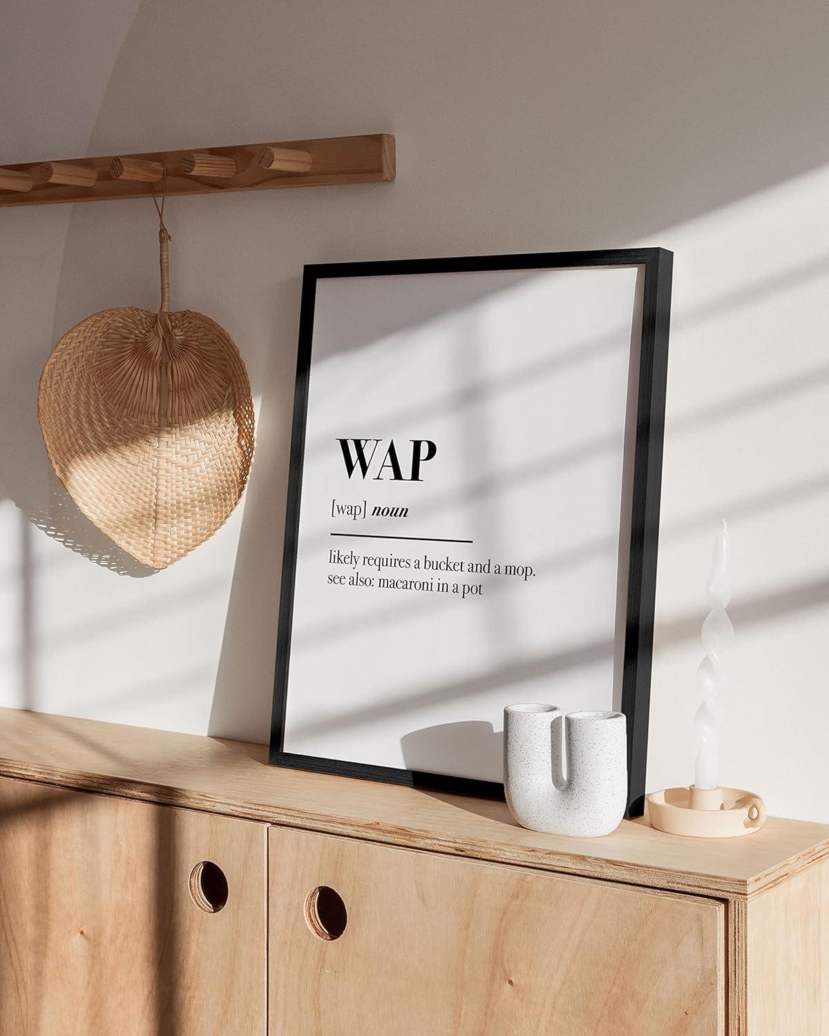 imageHAUS AND HUES Home Office Wall Decor  Funny Wall Art for Office Cubicle Wall Decor Funny Office Decorations for Work Funny Cubicle Decor Wall Sayings for Office Meeting Unframed 24x36WAP