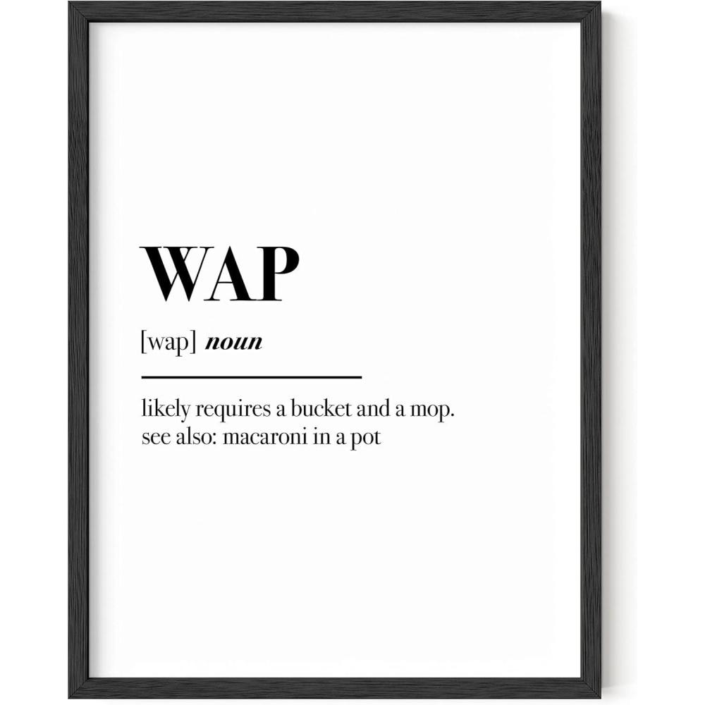 imageHAUS AND HUES Home Office Wall Decor  Funny Wall Art for Office Cubicle Wall Decor Funny Office Decorations for Work Funny Cubicle Decor Wall Sayings for Office Meeting Unframed 24x36WAP