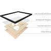 imageHAUS AND HUES Abstract Wall Art  Mid Century Modern Prints Neutral Decor Beige Wood Lines UNFRAMED 12x16Floating Ovals  Objects