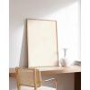imageHAUS AND HUES Abstract Wall Art  Mid Century Modern Prints Neutral Decor Beige Wood Lines UNFRAMED 12x16Smoke