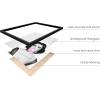 imageHAUS AND HUES Celebrity Wall Art  Set of 4 Fashion Wall Posters  Audrey Hepburn Marilyn Monroe Grace Kelly Elizabeth Taylor 11x14 Black FramedBlack Framed