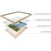 imageHAUS AND HUES Claude Monet Artwork  Water Lilies Fine Art Print Black Framed 8quot x 10quotMonet