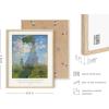 imageHAUS AND HUES Claude Monet Artwork Fine Art Paintings Set of 4 Water Lilies Monet Poster Famous Art prints Modern Prints Unframed 11quot x 14quotMonet