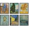 imageHAUS AND HUES Claude Monet Artwork Fine Art Paintings Set of 4 Water Lilies Posters Famous Art Modern Prints UNFRAMED 8quot x 10quotVan Gogh
