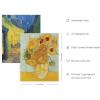 imageHAUS AND HUES Claude Monet Artwork Fine Art Paintings Set of 4 Water Lilies Posters Famous Art Modern Prints UNFRAMED 8quot x 10quotVan Gogh