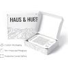 imageHAUS AND HUES Funny Bathroom Decor Sign 16x20 Black Framed Minimalist StyleWord Search