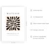 imageHAUS AND HUES Henri Matisse Paper Cutouts Abstract Poster  Matisse Art Print Art Exhibition Expressionism Art Scandinavian Matisse Black Abstract Shapes Beige Frame 16x20Black Clover