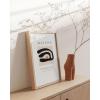 imageHAUS AND HUES Henri Matisse Paper Cutouts Abstract Poster  Matisse Art Print Art Exhibition Expressionism Art Scandinavian Matisse Black Abstract Shapes Beige Frame 16x20Wavy Leaves