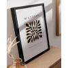 imageHAUS AND HUES Henri Matisse Paper Cutouts Abstract Poster  Matisse Art Print Art Exhibition Expressionism Art Scandinavian Matisse Black Abstract Shapes Beige Frame 16x20Black Clover