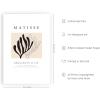 imageHAUS AND HUES Henri Matisse Paper Cutouts Abstract Poster  Matisse Art Print Art Exhibition Expressionism Art Scandinavian Matisse Black Abstract Shapes Black Frame 16x20Silhouette Leaf