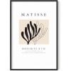 imageHAUS AND HUES Henri Matisse Paper Cutouts Abstract Poster  Matisse Art Print Art Exhibition Expressionism Art Scandinavian Matisse Black Abstract Shapes Beige Frame 16x20Silhouette Leaf